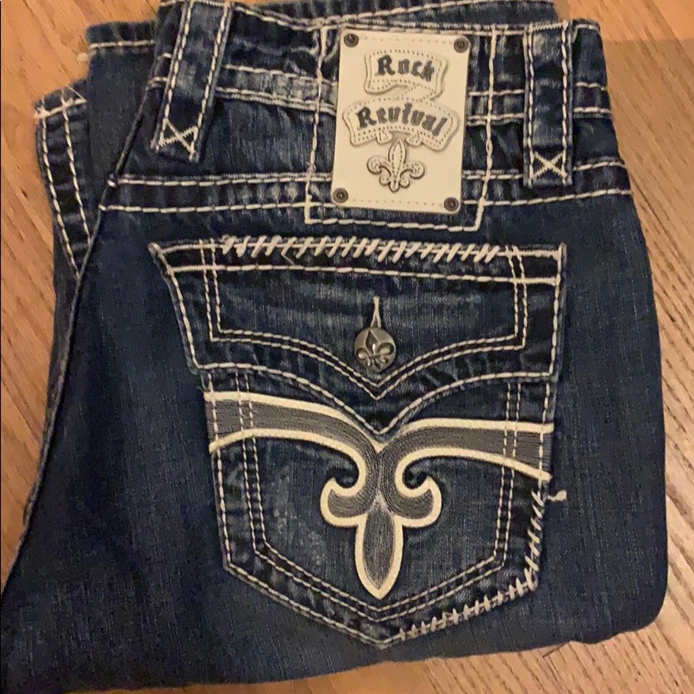Men’s Rock Revival Kinston Relaxed Fit Jeans 36